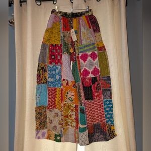 Kathmandu Multicolor Patchwork Wide Leg Pants